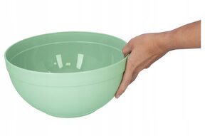 Miska plastikowa z pokrywą kuchenna zielony 6l