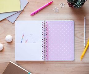 Pusheen Pizza Purrty - notes A5, 80 kartek w kropki