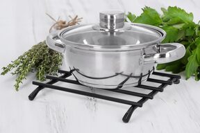 PODSTAWKA PODKŁADKA pod garnek naczynia metalowa kratka do studzenia CADRO