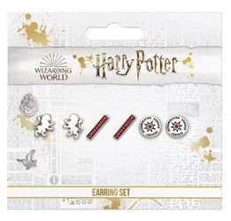 Harry Potter Gryffindor - zestaw kolczyków