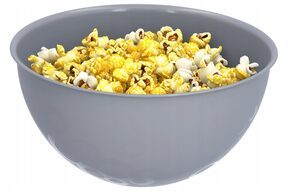 Miska miski kuchenne plastikowe 19 cm szara duża na sałatkę owoce 1,5l