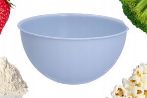 Miseczka na przekąski owoce kuchenna 0,75l niebieska miska plastikowa ?15cm
