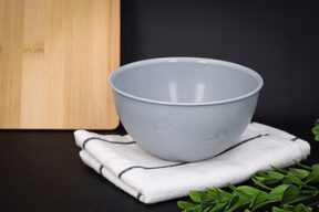 Miska miseczka na przekąski kuchenna 0,5l szara plastikowa lekka ?13 cm