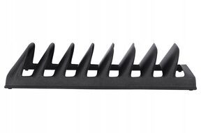 Organizer na pokrywki talerze stojak czarny 30x13 cm do szafki szuflady