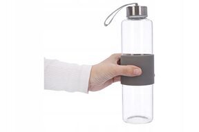 Bidon butelki szklane na wodę sok koktajl napoje 500 ml szklana butelka