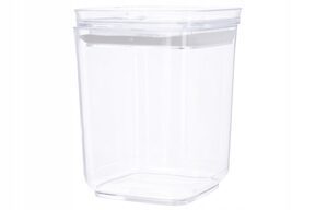 Pojemnik plastikowy na żywność 1L szczelny makaron produkty sypkie suche