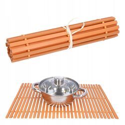 Mata bambusowa stołowa na stół kuchenna ochronna 45x30 podkładka pod talerz