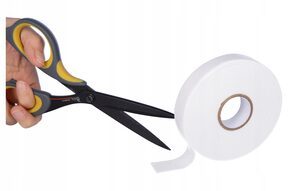 Taśma dwustronna piankowa samoprzylepna 19mm 5m biała montażowa mocna