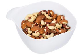 Biała Miska plastikowa bio 0,75l kuchenna na przekąski owoce uniwersalna