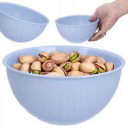 Miseczka na przekąski owoce kuchenna 0,75l niebieska miska plastikowa ?15cm