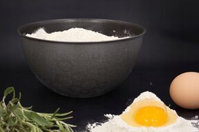 Miska KUCHENNA plastikowa z pokrywką 6l bio brązowa duża 29 cm