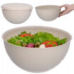 Misa DUŻA MISKA do wyrabiania wyrastania ciasta 3L z POKRYWKĄ zamykana