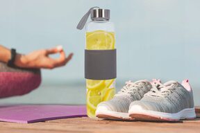 Bidon butelki szklane na wodę sok koktajl napoje 500 ml szklana butelka