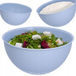 Duża MISKA PLASTIKOWA kuchenna do kuchni uniwersalna 28 cm niebieska 6l