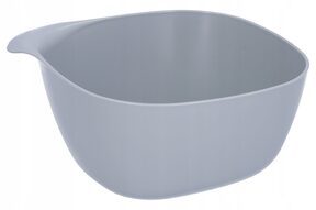 Miska 0,75l miseczki plastikowe z uchwytem szara na chipsy przekąski 17x14