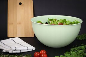 Duża miska plastikowa 6l zielona miski do kuchni na sałatkę ?28 cm okrągła