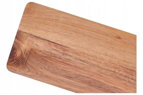 Deska do serwowania 36x14 cm drewno taca z nóżkami serów wędlin przekąsek