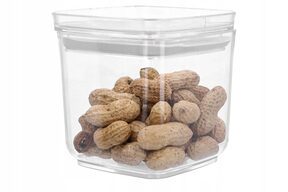 Pojemnik plastikowy 0,75l na produkty sypkie przyprawy ryż cukier żywność