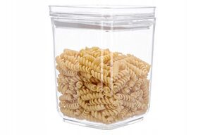 Pojemnik plastikowy na żywność 1L szczelny makaron produkty sypkie suche