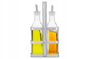 Butelka z dozownikiem na olej oliwę ocet pojemnik szklany 0,3l komplet 2szt