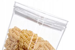 Pojemnik plastikowy na żywność 1L szczelny makaron produkty sypkie suche