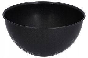 Czarna MISKA KUCHENNA z tworzywa 3L POKRYWKA duża śr. 24,5 cm