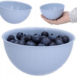 Miseczka miska kuchenna do kuchni plastikowa niebieska sałatkę owoce 500ml