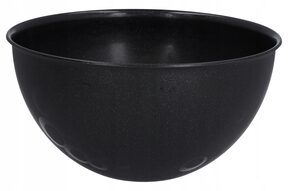 Czarna MISKA KUCHENNA z tworzywa 3L POKRYWKA duża śr. 24,5 cm