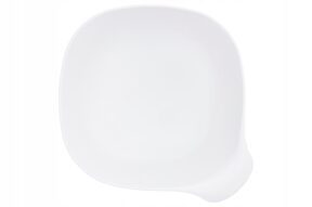 Biała Miska plastikowa bio 0,75l kuchenna na przekąski owoce uniwersalna