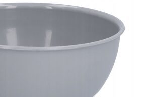 Miska miseczka na przekąski kuchenna 0,5l szara plastikowa lekka ?13 cm