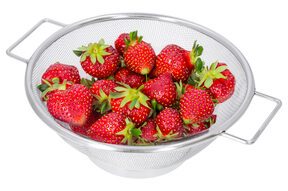 Sitko cedzak durszlak kuchenny stalowy 20 cm