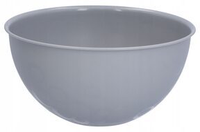Miska miski kuchenne plastikowe 19 cm szara duża na sałatkę owoce 1,5l