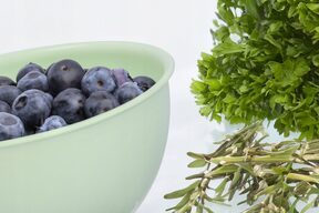 Miska na owoce plastikowa kuchenna 0,75l zielona ?15 miseczki na przekąski