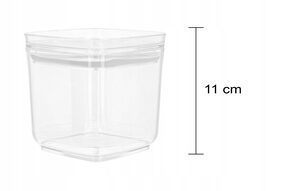 Pojemnik plastikowy 0,75l na produkty sypkie przyprawy ryż cukier żywność