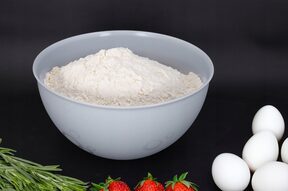 Miska na sałatkę miski kuchenne plastikowe 6l duża szara okrągła ?28 cm