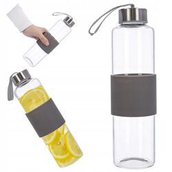 Bidon butelki szklane na wodę sok koktajl napoje 500 ml szklana butelka