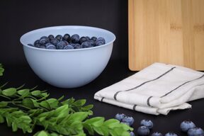 Miseczka na przekąski owoce kuchenna 0,75l niebieska miska plastikowa ?15cm