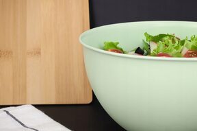 Duża miska plastikowa 6l zielona miski do kuchni na sałatkę ?28 cm okrągła