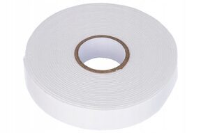 Taśma dwustronna piankowa samoprzylepna 19mm 5m biała montażowa mocna