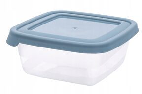 3x Pojemniki na żywność plastikowy z pokrywą box organizer pudełko 250 ml