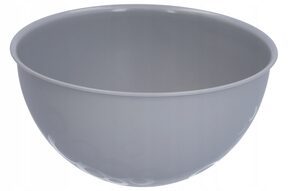 Miska miski kuchenne plastikowe 19 cm szara duża na sałatkę owoce 1,5l