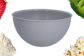 Miska miseczka na przekąski kuchenna 0,5l szara plastikowa lekka ?13 cm