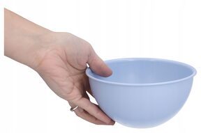 Miseczka na przekąski owoce kuchenna 0,75l niebieska miska plastikowa ?15cm