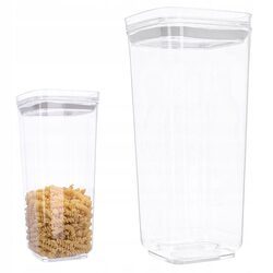 Pojemnik na produkty sypkie 1,7l plastikowy z pokrywą pojemniki na żywność