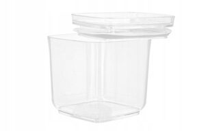 Pojemnik plastikowy 0,75l na produkty sypkie przyprawy ryż cukier żywność