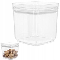 Pojemnik plastikowy 0,75l na produkty sypkie przyprawy ryż cukier żywność