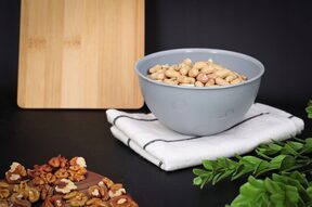 Miska miseczka na przekąski kuchenna 0,5l szara plastikowa lekka ?13 cm