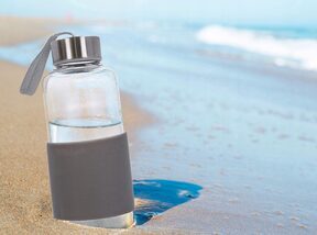 Bidon butelki szklane na wodę sok koktajl napoje 500 ml szklana butelka