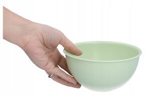Miska na owoce plastikowa kuchenna 0,75l zielona ?15 miseczki na przekąski