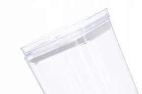 Pojemnik plastikowy na żywność 1L szczelny makaron produkty sypkie suche